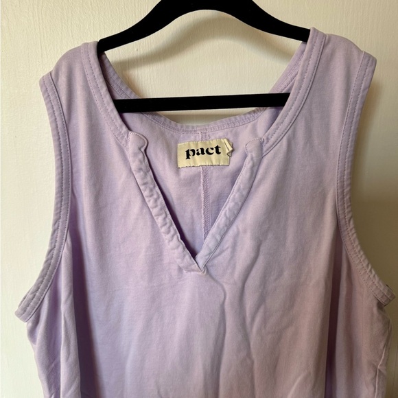 Pact Organic Clothing Cotton Dress Bundle - Olive and Lavender - Picture 3 of 8